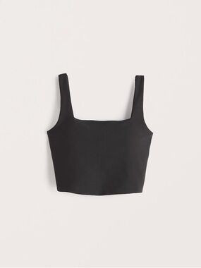 Abercrombie YPB S black sports bra